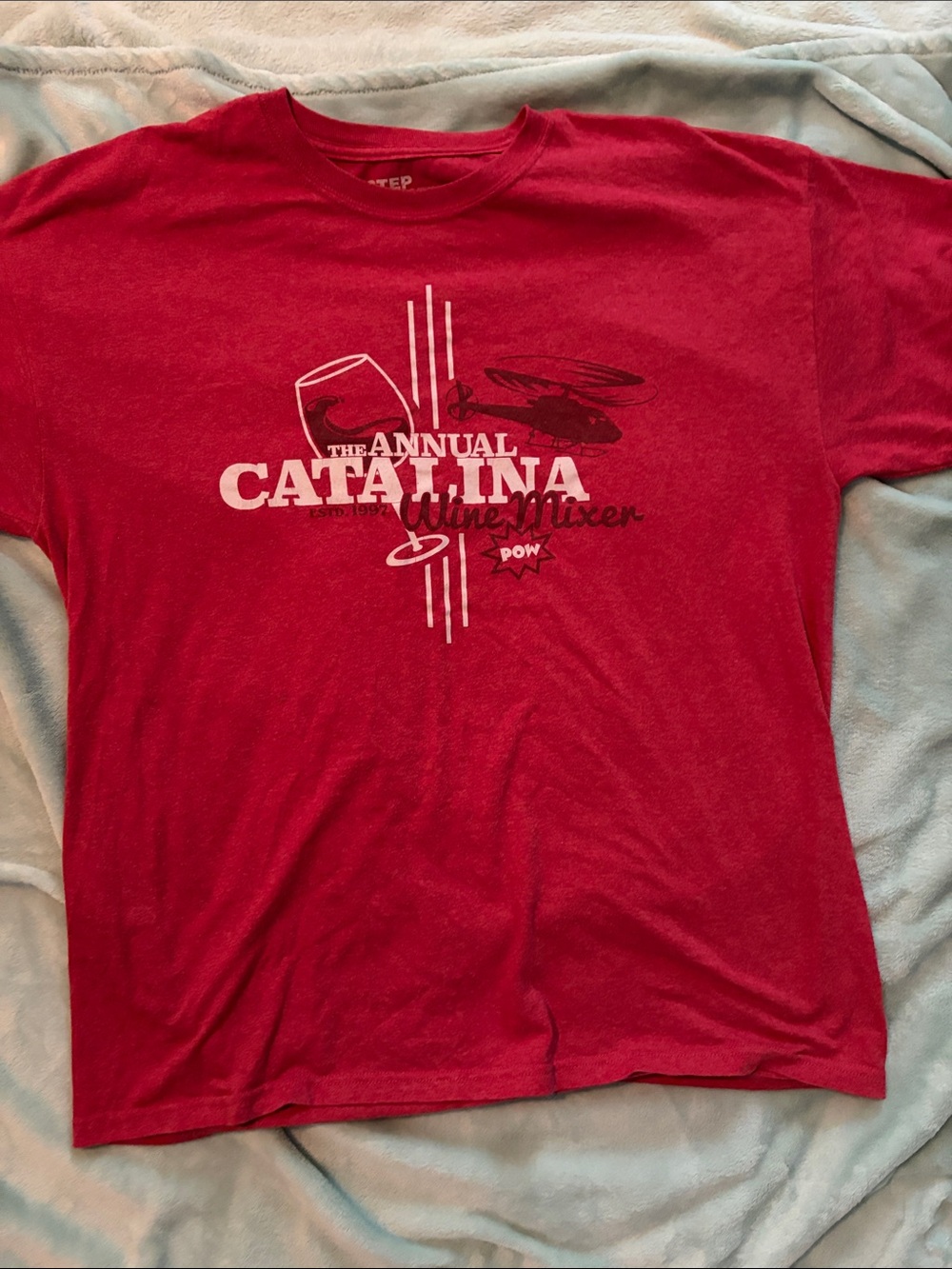 Step Brothers Catalina Wine Mixer Graphic Tee Red XL